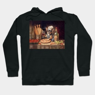 Chihuahua Dog Pizza Chef Hoodie